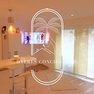T2 Cocconing- Clim Pk Wifi- Costebelle-5min By Hc Appartement Hyères